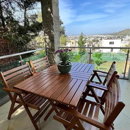 2+1 House In Center With Sea View And Big Private Garden Apartment Bodrum